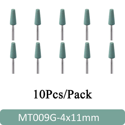10Pcs High Quality Dental Ceramic Diamond Polishing Burs for Dentist Lab Quick Polishing Zirconia Porcelain Crown Tools