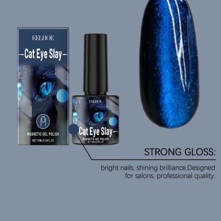 Blue Black Nail Polish Effectively Forms Tough Surface Protective Film Scratch-Resistant Quick-Dry Mild Water-Based Nail Polish