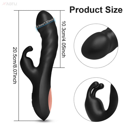 Rabbit Vibrator for Women Vagina G-Spot Vibrator Clitoris Stimulator Female Masturbation Adult Goods Sex Toy for Women