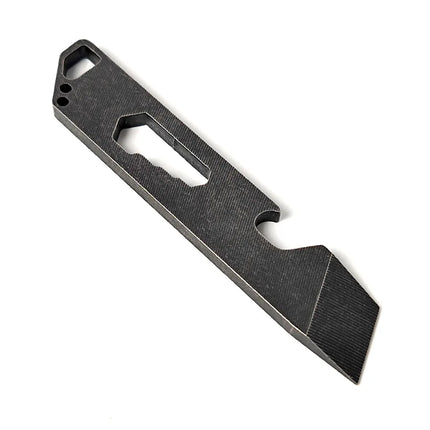 4cr13 Steel EDC Multifunctional Tool Screwdriver Pry Bar Bottle Opener Portable Outdoor Survival Storage Pry Bar Nail Remover