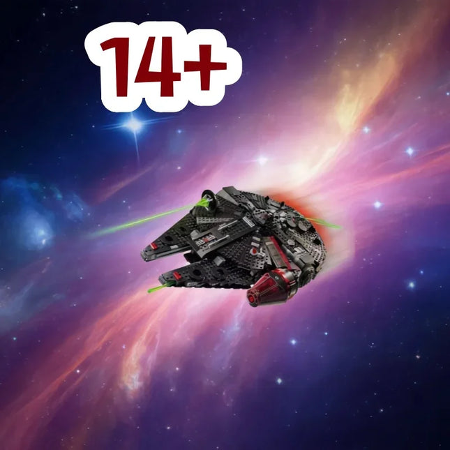 New MOC 1579PCS Falcon Compatible  Millennium Dark Spaceship Boy Brick Creative Educational Gift