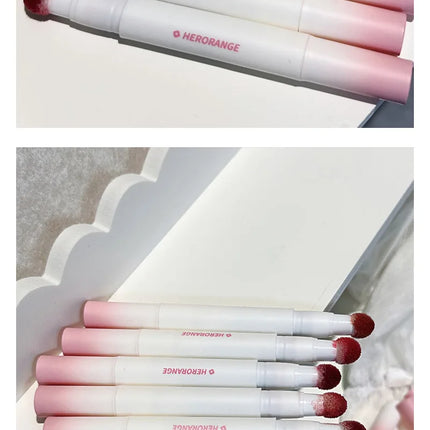 Waterproof And Durable Air Lip Gloss Matte Velvet Cushion Lip Cream Lip Powder Cream Women's Natural White Lip Gloss