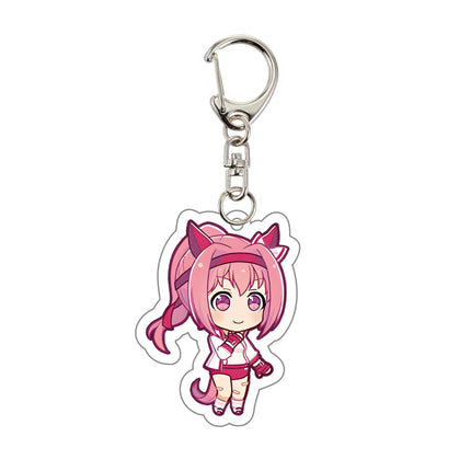 Fans gifts Anime keychains Acrylic Stand Ornaments Uma Musume Pretty Derby Oguri Cap Silence Suzuka Agnes Tachyon Clear Bliss