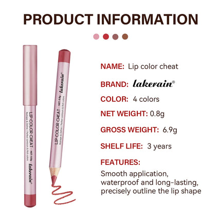 Mini Lip Liner Pen Pillow Intimacy High Color Define Sexy Lips Precision Waterproof Long-lasting Girlfriend Gifts Lip Liner Pen