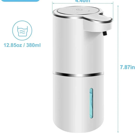 Automatic Soap Dispenser Touchless Foaming Soap Dispenser 380ml USB Rechargeable Electric 4 Level Adjustable For Home