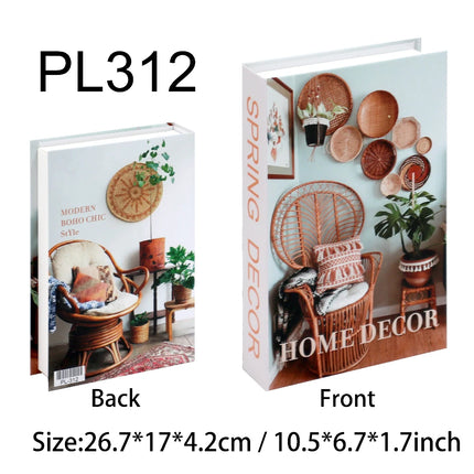 Morandi Decorative Book Open Luxury Fake Book Storage Box Home Decor Matisse Boho Bauhaus Coffee Table Shelf Interior Decoration