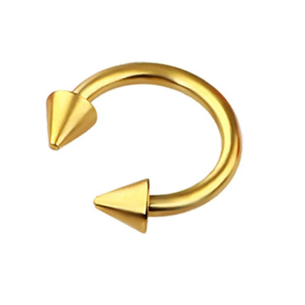 Women Fake Piercing Nose Ring Hoop Septum Piercing Nose Clip Rock HipHoop Stainless Steel Magnet Fashion Body Jewelry Wholesale