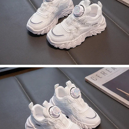 Children Sneakers Unisex Dad's Shoes Baby Boy Trainers Girls Shoes Clunky Sports Tennis Casual Flats Child Infant Footwear