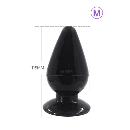 Big Anal Beads 7.5cm Soft Prostate Massager Anal Plug Huge Size Anus Stimulator ButtPlugs Erotic Sex Toys For Man Woman Shop