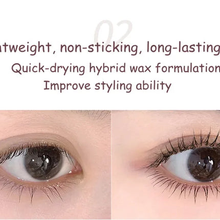 Judydoll Lashes Mascara Waterproof Silk Fiber Mascara Black Long Curling Eyelash Extensions Sexy Eyes Makeup Cosmetics