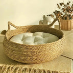 Basket and cushion / 46cm