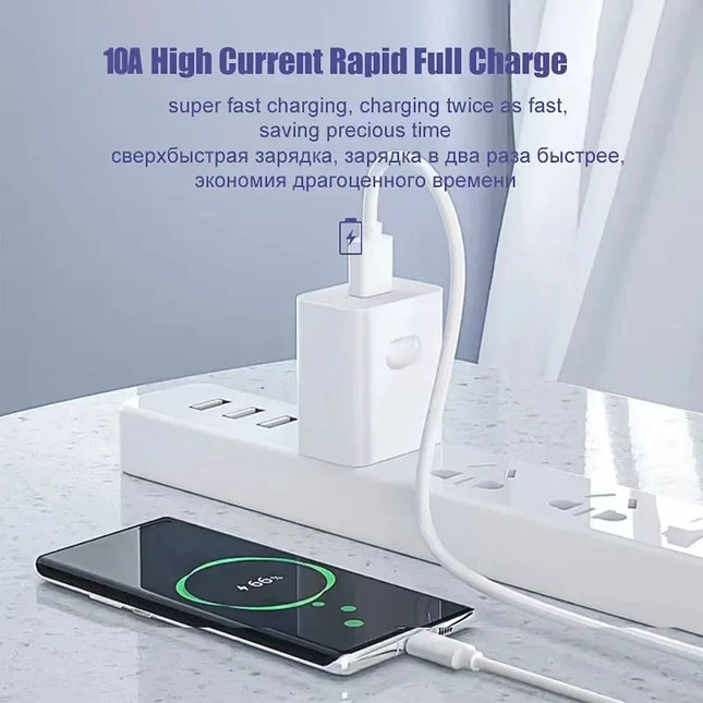3PCS 100W 6A Super Fast Charger Cable Fast USB Type C Charging Data Cord Quick Charger Cable Type C Fast Charging