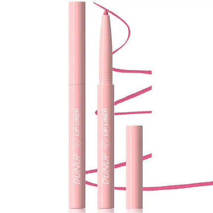 12 Colors Matte Lip Liner Set Long-Lasting Waterproof Lip Pencils with Precise Application Smooth Texture for Defined Lip Contou