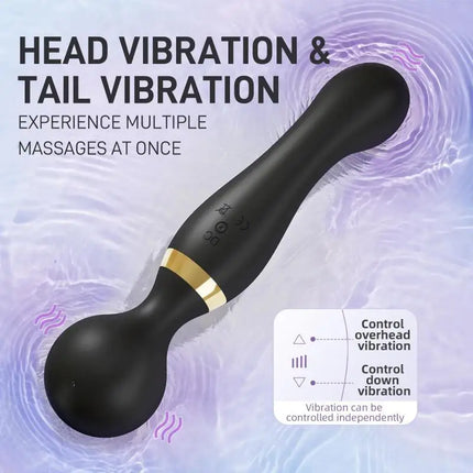 New Vibrator Wand,Adult Sex Toy Wand G Spot Dildo Clit Vibrator Sex Vibrators Clitoris Stimulation with 8 Speeds 20 Patterns