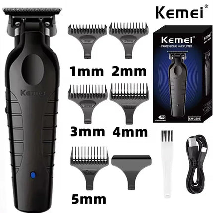 Kemei Professional Hair Clipper for Men KM-1071 KM-2299 Cordless Hair Clipper Men's Beard Trimmer Electric Haircut Beauty Kit