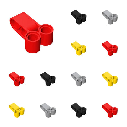 50pcs Sale Building Blocks 32557 Pin Connector Perpendicular Double 3L Bricks Collections Bulk Modular Toys For Technical MOC DI