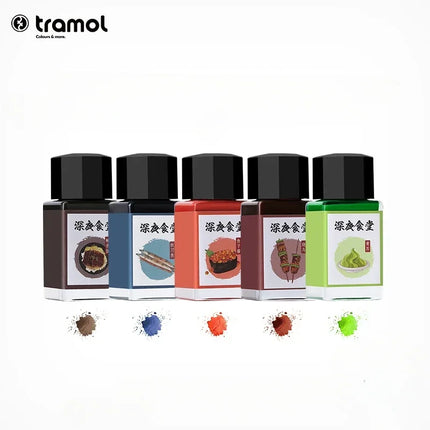 Tramol 26 Colors 18ml Various Colors Ink Glass Bottled Ink Fountain Pens Ink Cartridge School Office Supplies Stationery