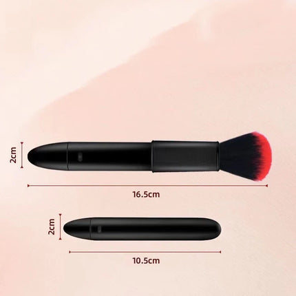 Electric Loose Powder Brush Quick Makeup Brush Blush 10 Gears Vibration Rechargeable Multifunctional   Makeup Brush Tools