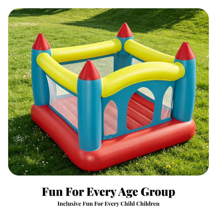 Arched Openings Inflatable Jump House Castle-Style Jump House Easy to Set up Inflatable Castle Bouncer for Children