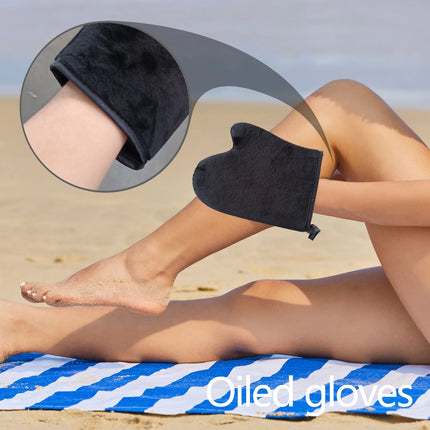 Tanning Gloves Cream Lotion Mousse Body Cleaning Glove Self Body Glove for Loving Tan Bronzing Streak-Free Tan