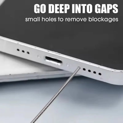 10set Showerhead Cleaning Needle Stainless Steel Keyboards Shower Heads Needle Cleaner Home Multi-purpose Nozzle Cleaning Tool