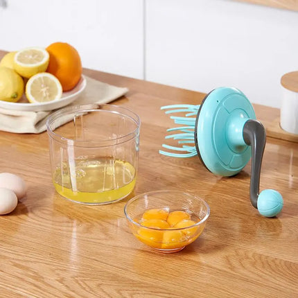 Multifunctional Manual Whisk Semi-automatic Egg White Cream Cake Egg Hand Mixer Hand Crank Beater Household Kitchen Gadget