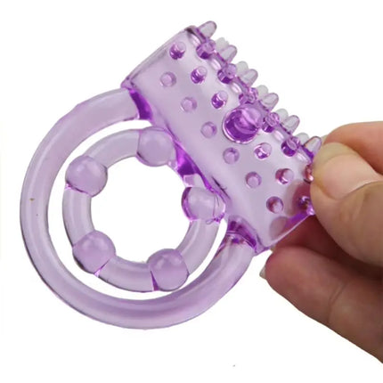 Bumpy Vibrators Pernis Rings ball loop Double Cockring Delay Premature Ejaculation Lock Fine Sex Toys Massage for Men