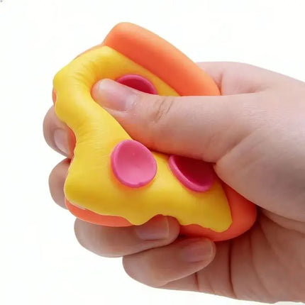 2026 Nee doh Pizza Sensory Fidget Cube Stress Relief Squishy Cube Anti-Anxiety Squeeze Object For Focus Adhd Population