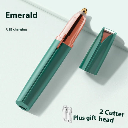 Eyebrow Trimmer for Women, Battery Eyebrow Hair Remover, Painless Electric Razor,Eye Brow and Face Epilator Hair Removal