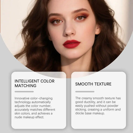 2-in-1 Color Changing Foundation Stick Light Moisturizing Matt Base Makeup Long Lasting Waterproof Contouring Korean Make Up