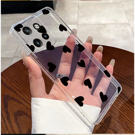 Soft Silicone TPU Clear Case For Motorola Edge 50 Neo 5G/Moto S50 5G Viral Elegant Kitten Painted Casing Shockproof Cover