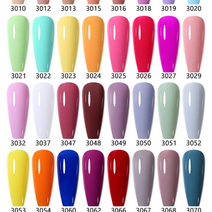 NAILCO 283Colors Gel Nail Polish Top Base Vernis Semi Permanent UV Gel Varnish Nails Art Varnish Hybrid Manicure