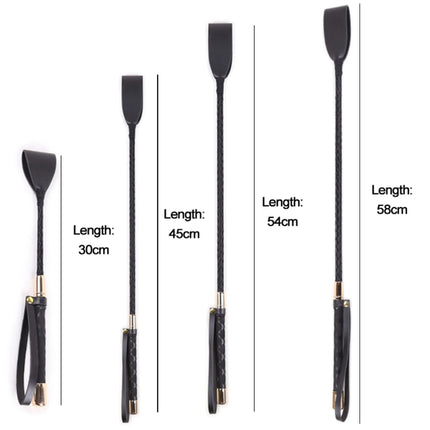 Leather Cosplay Bondage Whip, Crop Spanking Horse Riding Flogger Flapper Cane,BDSM Sex Toys For Couples