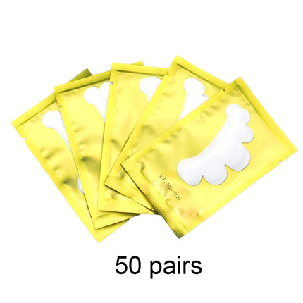 20/50Pairs Lash Extension Eye Stickers Hydrogel Patches Grafting Eyelashe Under Eye Pads Eyelashes Extension Lashes Tools Makeup