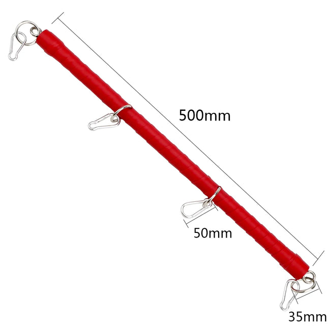Sex Products Metal Cuffs Fetish Restraints Unisex Hand Ankle Shackles Sex Toy Adjustable Spreader Bar Bondage Set