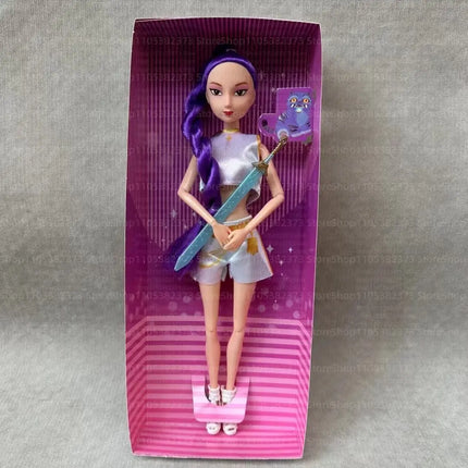 New 30cmPrincess Doll Rumi Mira Zoey Exquisite Action Figure DIY Toy Premium Plastic Model Perfect Collection and Gift for Girls
