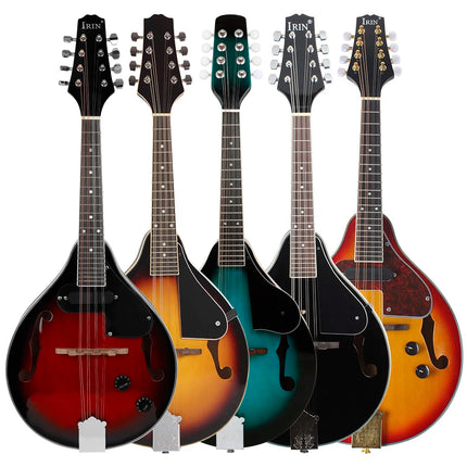 IRIN Mandolin 8-String Guitar A Style Electric Mandolin Stringed instruments with Bag String Pick Accessories