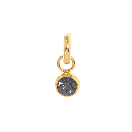 Minimalist Twelve Birthday Stone Light Luxury High Praise Palm Moon Tai Chi Planet Pendant Gold Plated Color Preserved