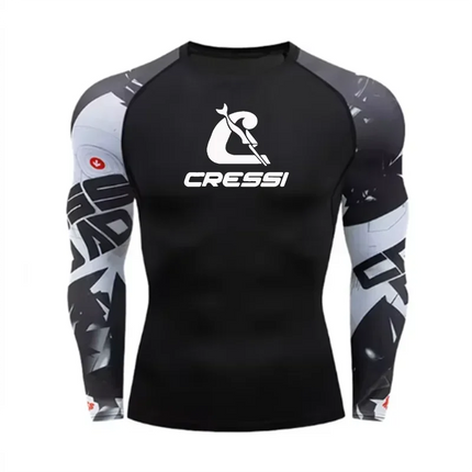 Rashguard Upf 50 Sun Protection Surf Shirt Quick Dry Breathable Swimming Tight T-shirt Summer 2023 Gym Clothes Mens Long Sleeve