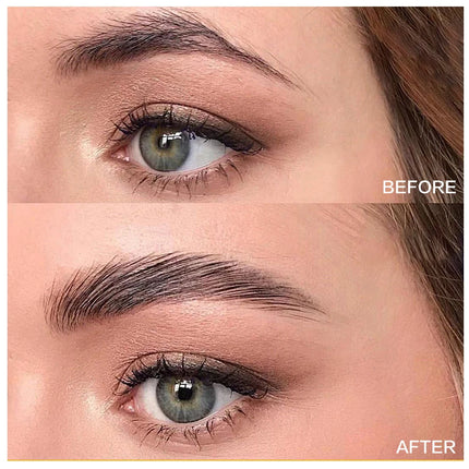 Professional Henna Brow Tint Kit 6 Shades Waterproof & Long Lasting Eyebrow Dye for Home Use Natural Looking Brow Enhancer