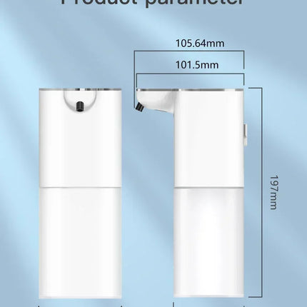 P9 Automatic Foam Soap Dispensers 400ml Bathroom Smart Washing Hand Machine With USB Charging 2-in-1 Desktop Wall Hanging