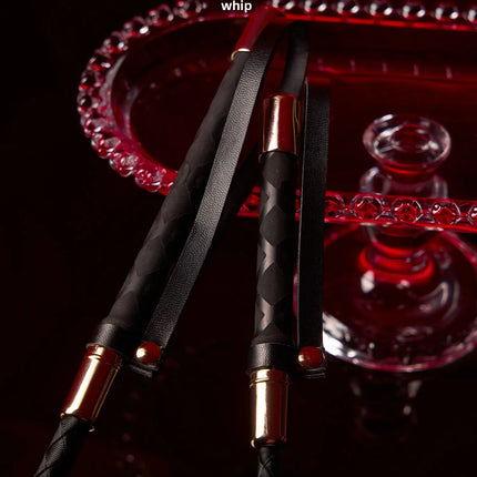 BDSM Spanking Kit,Flogger Whip Riding Crop & Leather Paddle,Impact Play Sex Toys for Couples Punishment Game Adult Punishment