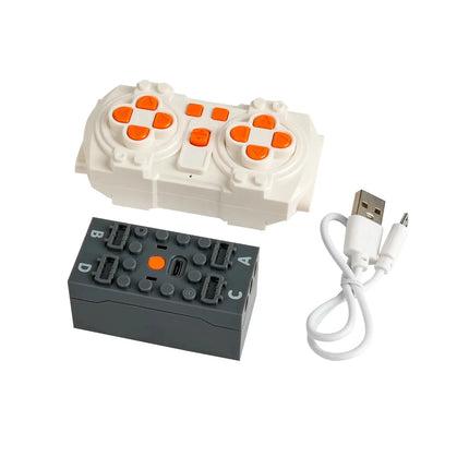 APP Programmable Building Blocks Kit with Servo Motor & 8-Speed Remote Control, Compatible  PF MOC System