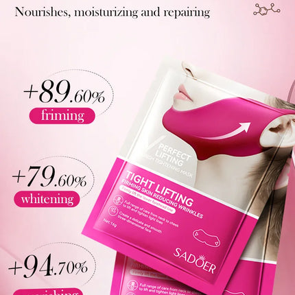 V-Shape Firming Face-lift Slimming Mask Removal Masseter Muscle Double Chin Face Fat Burning Anti-aging Beauty Products New