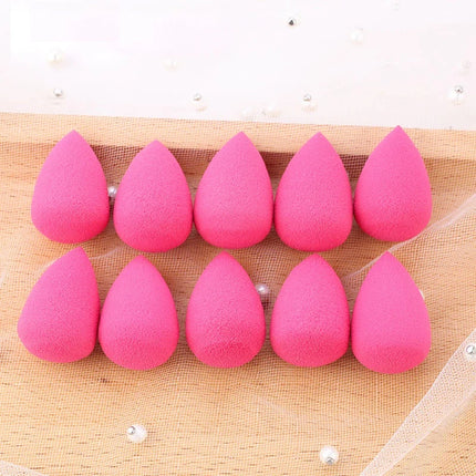 10Pcs Mini Makeup Sponge Water Drop Shape Makeup Soft Foundation puff Concealer Flawless Mixed cosmetic makeup sponge