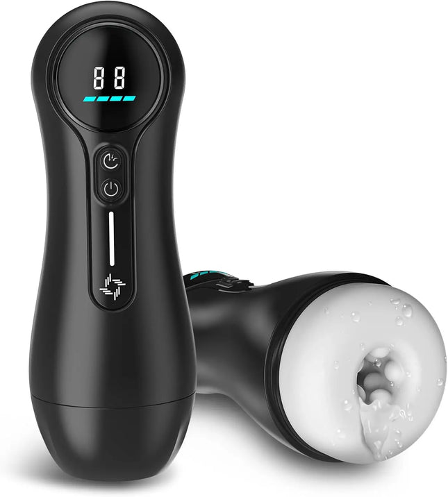 Mens Automatic Sucking Masturbator 9 Mode Vibrating Blowjob Penis Trainer Pocket Pussy Cock Glans Massager Adult Sex Machine Toy