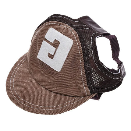 Dog Hat Large Dogs Dog Sunscreen Hat Baseball Cap Outdoor Sports Hat with Ear Holes Adjustable Pet Hat for Small and Medium Dog