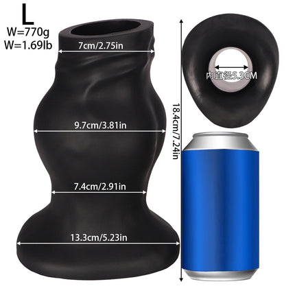 Huge Male Hollow Anal Butt Plug Suction Cup Big Butt Plug Dilator Training Expansion Large Anal Plug Adult Sex Toys For Gay Men