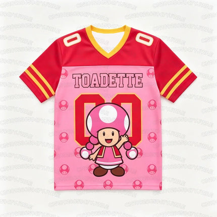 Summer Cute Men's Women's Short Sleeve T-shirt Yoshi Football Jersey Fashion T-shirt Cosplay Jersey Fan Gift Tops
