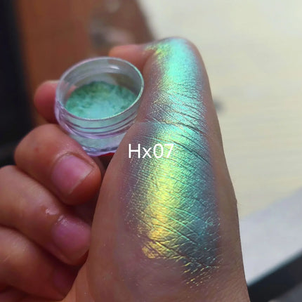 Colorful Chameleon Eyeshadow High Pigmented Multi Chrome Pigments Metallic Eye Shadow Pallete Eye Glitter Shiny Makeup Cosmetic